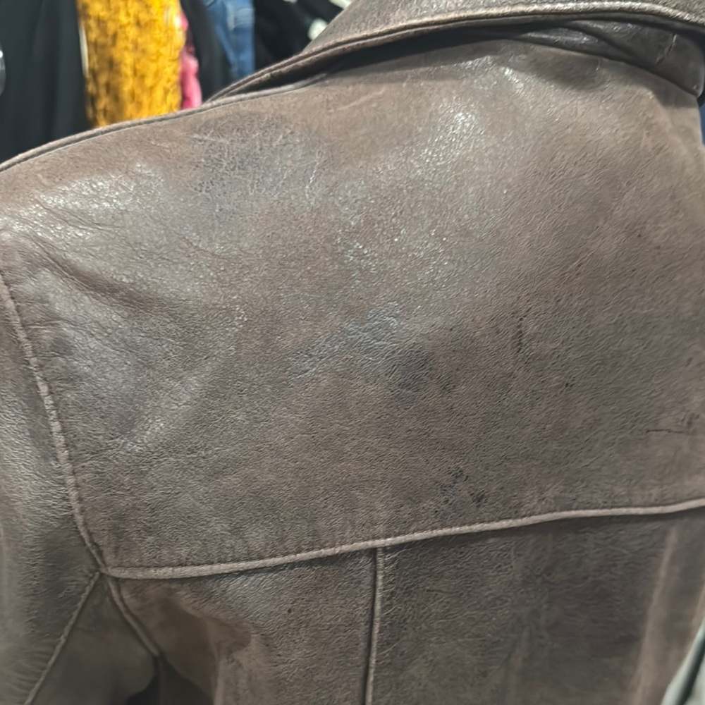 Vintage incredible condition. Brown Leather Women's Jacket - Picture 8 of 8